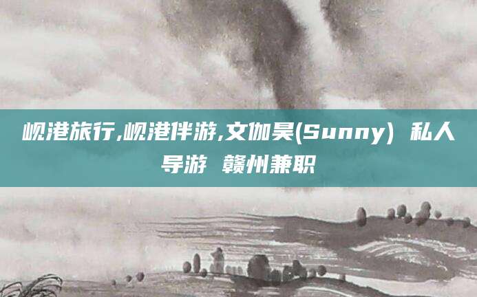 乐山岘港旅行,岘港伴游,文伽昊(Sunny) 私人导游 赣州兼职